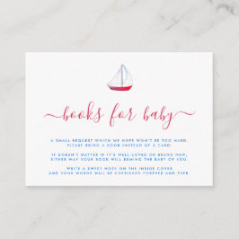 Tarjeta De Recepción Acuarela Náutica Solicitud De Libro De Barcos Trae