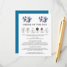 Acuarela rústica de un ramo de flores azules y ros