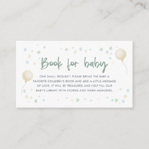 Tarjeta De Recepción Acuarela Vespa  Libro de regalo para bebé en la fi