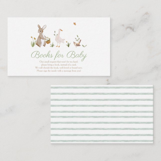 Tarjeta De Recepción Acuarela Vintage rimes ducto (Anverso / Reverso)