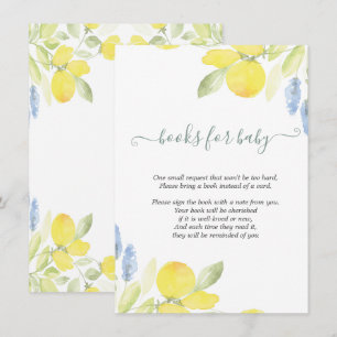 Tarjeta De Recepción Acuarelas de limones