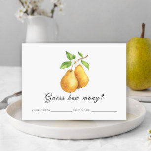 Tarjeta De Recepción Adivina cuántas novias