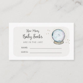 Tarjeta De Recepción Adivinen cuántos calcetines de bebé hay en la tarj