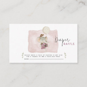 Tarjeta De Recepción Adorable Boho Elefante Fiesta de Bebé Rústica