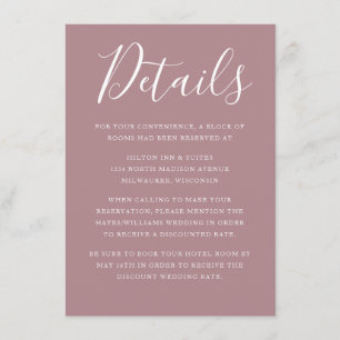 Tarjeta De Recepción adoración floral