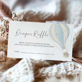 Tarjeta De Recepción Adventure Awaits Baby Shower Diaper Raffle