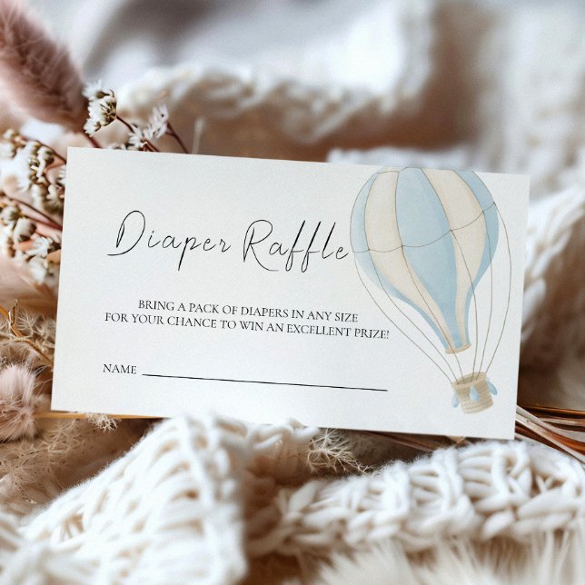 Tarjeta De Recepción Adventure Awaits Baby Shower Diaper Raffle (Subido por el creador)
