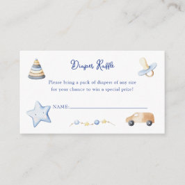 Tarjeta De Recepción Adventure Boy Baby Toy Baby Shower Diaper Raffle