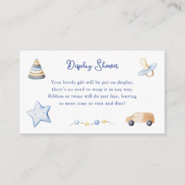 Tarjeta De Recepción Adventure Boy Baby Toy Baby Shower Display Shower