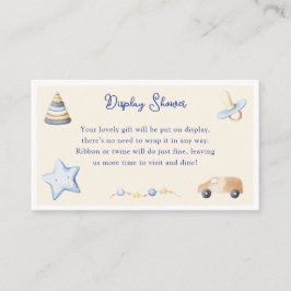 Tarjeta De Recepción Adventure Boy Baby Toy Baby Shower Display Shower