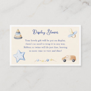 Tarjeta De Recepción Adventure Boy Baby Toy Baby Shower Display Shower