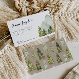 Tarjeta De Recepción Adventure Diaper Raffle Card