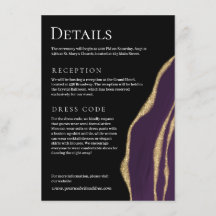 Agar morado de lujo con oro