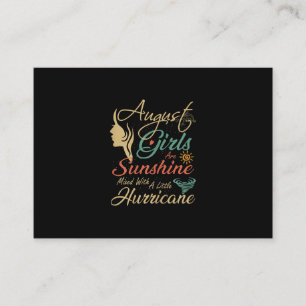 Tarjeta De Recepción Agosto Los Chicas Son Un Regalo De Agosto Para El
