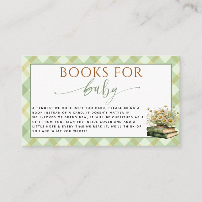 Tarjeta De Recepción Agricultores locales cultivan libros rústicos para (Anverso)