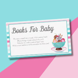 Tarjeta De Recepción Agua Hielo Crema Sundae Libros Para Bebés
