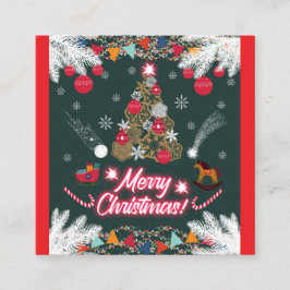 Tarjeta De Recepción Alegría eterna de los Navidades