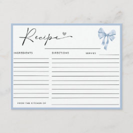 Tarjeta De Recepción Algo Azul Antes de Hacer el Lazo Solicitud