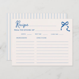 Tarjeta De Recepción Algo azul Squiggle Marco Lazo Despedida de soltera