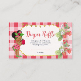 Tarjeta De Recepción Alguien Berry Sweet Baby Shower Diaper Raffle