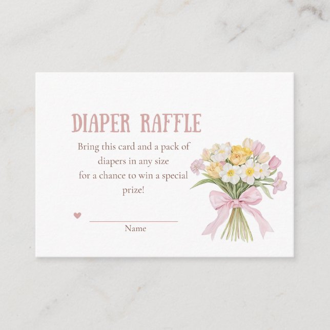 Tarjeta De Recepción Algún conejito está en camino Set de Invitación, N (Anverso)