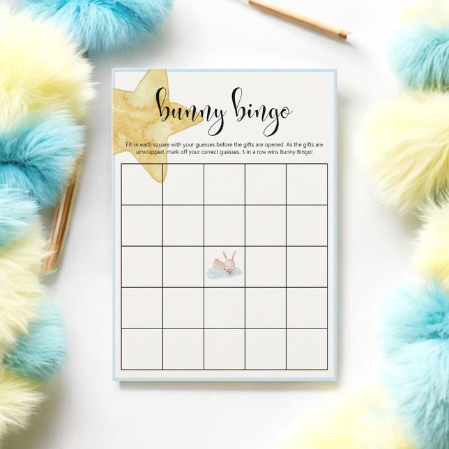 Tarjeta De Recepción Algunos juegos de bingo de Baby Shower de Bunny Bl (Subido por el creador)