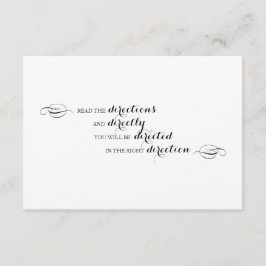 Tarjeta De Recepción Alicia en las direcciones del país de las maravill