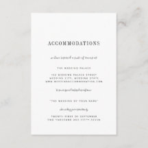 Alojamiento minimalista de Bodas blancos negros