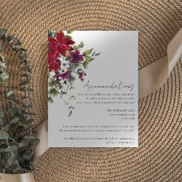 Tarjeta De Recepción Alojamiento para Bodas Alegres