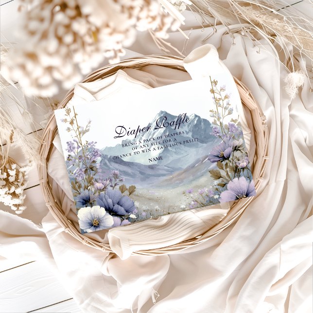 Tarjeta De Recepción Alpine Bloom Serenity Diapper Raffle  (Subido por el creador)