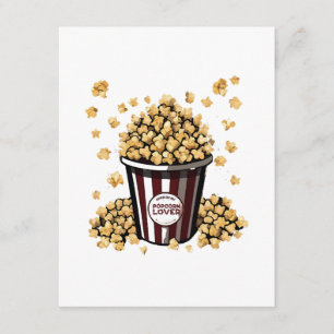 Tarjeta De Recepción Amante del palomitas de maíz