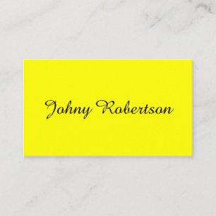 Tarjeta De Recepción Amarillo Brillante Sencillo Elegante Profesional M