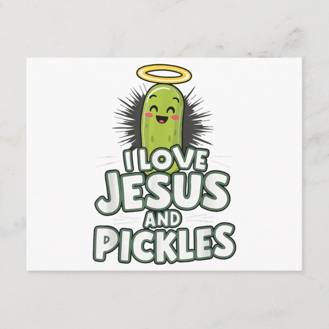 Tarjeta De Recepción Amo A Jesús Y A Las Pickles (Anverso)