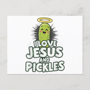 Tarjeta De Recepción Amo A Jesús Y A Las Pickles