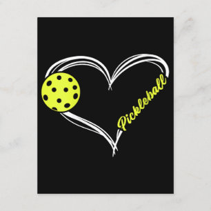 Tarjeta De Recepción Amor de Mujeres Pickleball - partido de pickleball
