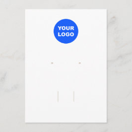 Tarjeta De Recepción Añadir el arco del cabello con el logotipo