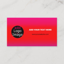 Añadir su logotipo Personalizable Business Magenta