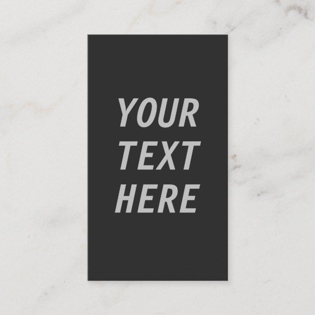Tarjeta De Recepción Añadir tu propio texto (Anverso)