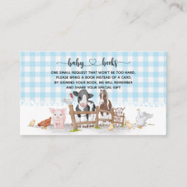 Tarjeta De Recepción Animales de granja Baby Shower I Cumpleaños