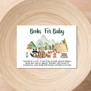 Tarjeta De Recepción Animales De Woodland Camping Libros Para Baby Show