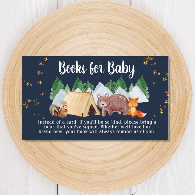 Tarjeta De Recepción Animales De Woodland Camping Libros Para Baby Show (Subido por el creador)