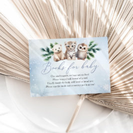 Tarjeta De Recepción Animales De Woodland Oh Libros De Invierno Para Be
