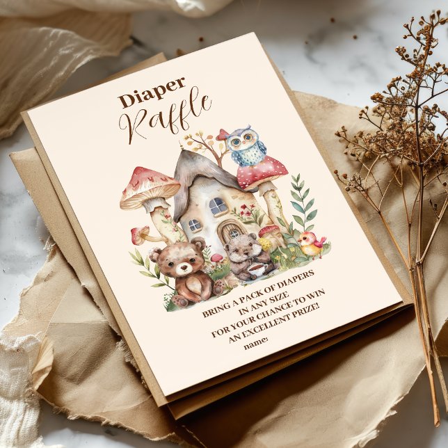 Tarjeta De Recepción Animales del bosque de vegetación suave Diapper Ra (Subido por el creador)