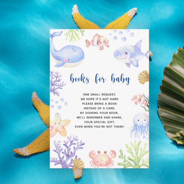 Tarjeta De Recepción Animales oceánicos acuáticos - libros para bebés (Subido por el creador)