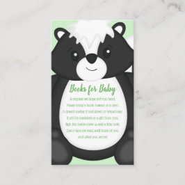 Tarjeta De Recepción Animales Skunk Baby Shower Woodland