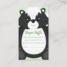 Tarjeta De Recepción Animales Skunk Baby Shower Woodland