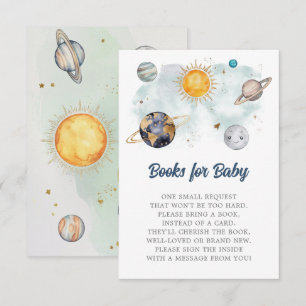 Tarjeta De Recepción Aniversario del espacio exterior Galaxy Sun Moon E