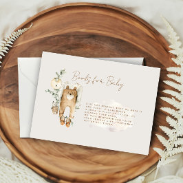 Tarjeta De Recepción Apenas Podemos Esperar Libros Boho Para Bebé 