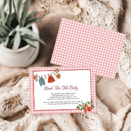 Tarjeta De Recepción Apple Fall Baby Ducha de juego para bebés a petici