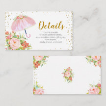 April Showers Bring May Flower Detalles de Baby Sh